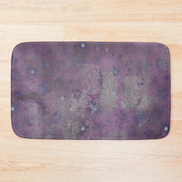 Item preview, Blue Flowers on Violet Background designed and sold by ColorsandShapes.