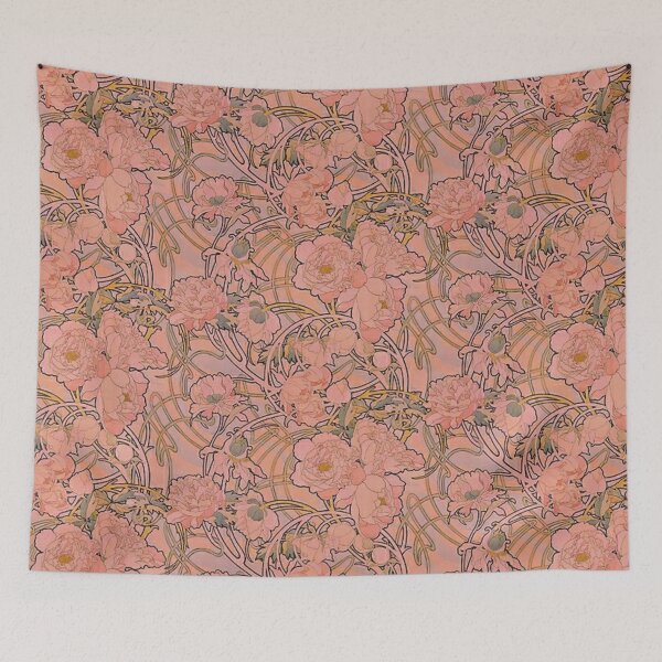 Item preview, Alphonse mucha - flowers (1860 – 1939) designed and sold by Vivanne-art.