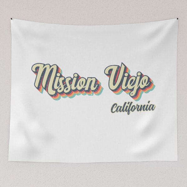 Item preview, Mission Viejo City California Retro Vintage 70s rainbow designed and sold by Teelogic.
