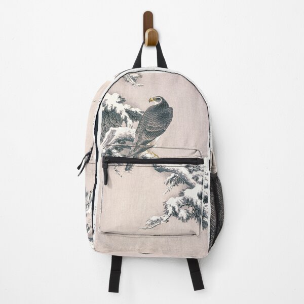 Item preview, Goshawk on Snow-covered Pine Bough - Japanese Art designed and sold by EthanAmanal.