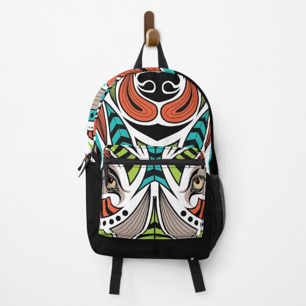 Item preview, Colorful Wolf Head Animal Totem designed and sold by Ruby Jackson.