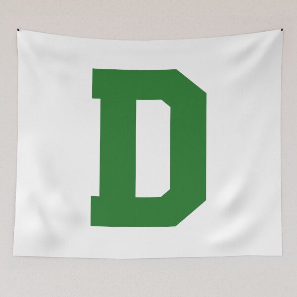 Item preview, Alphabet, Green D, Sports letter D designed and sold by TheCultStuff.
