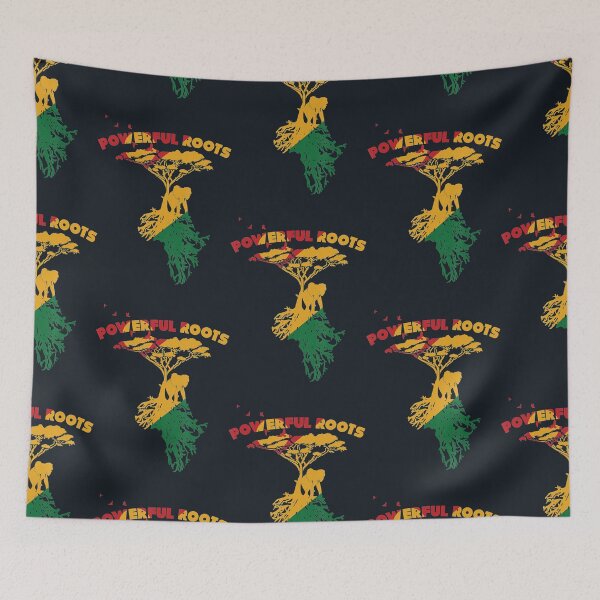 Item preview, Powerful Roots Afro African American Pride Black designed and sold by EthanAmanal.