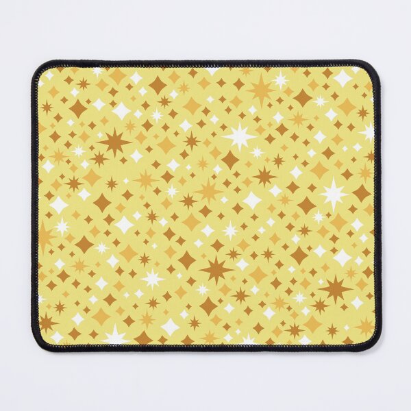 Item preview, Retro Starscape Pattern Cosmic Yellow designed and sold by AngieHursh.