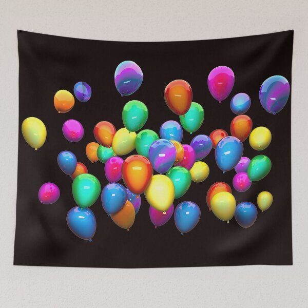 Item preview, 3D Colorful Balloons Design designed and sold by Abstractdiva.