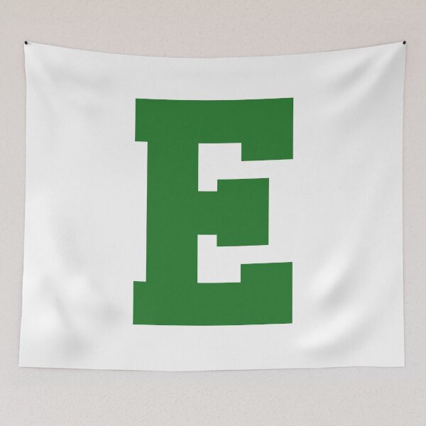 Item preview, Alphabet, Green E, Sports letter E designed and sold by TheCultStuff.