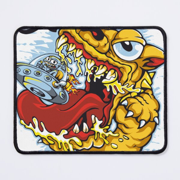 Item preview, Printing, cartoon monster with UFO, cartoon designed and sold by EthanAmanal.