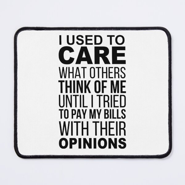 Item preview, Opinions and Bills Motivational typography designed and sold by mrhighsky.