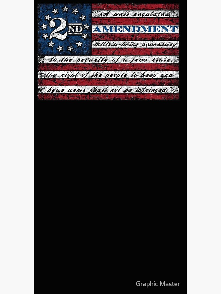 2nd Second Amendment Flag, 1791 Vintage American Flag by kzadro