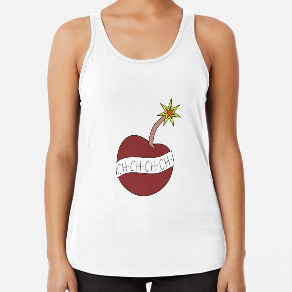 Cherry red tank tops