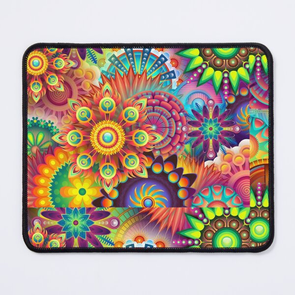 Item preview, Abstract Mandala Patterns On Ceramic Tile designed and sold by TarunPrints.