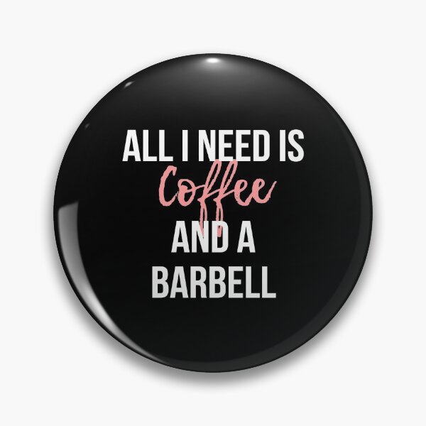 Item preview, All I Need Is Coffee and a Barbell Weightlifting Powerlifter Pullover Hoodie designed and sold by politevann.