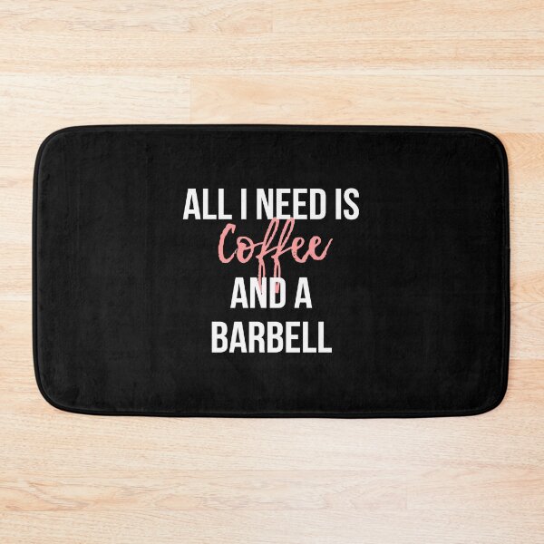 Item preview, All I Need Is Coffee and a Barbell Weightlifting Powerlifter Pullover Hoodie designed and sold by politevann.