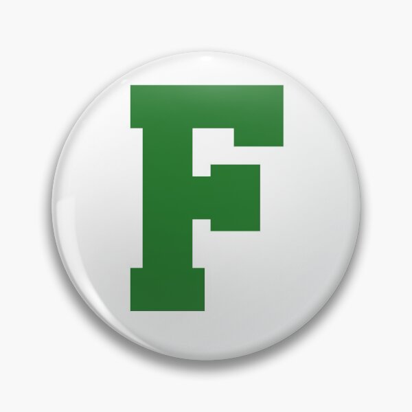 Item preview, Alphabet, Green F, Sports letter F designed and sold by TheCultStuff.