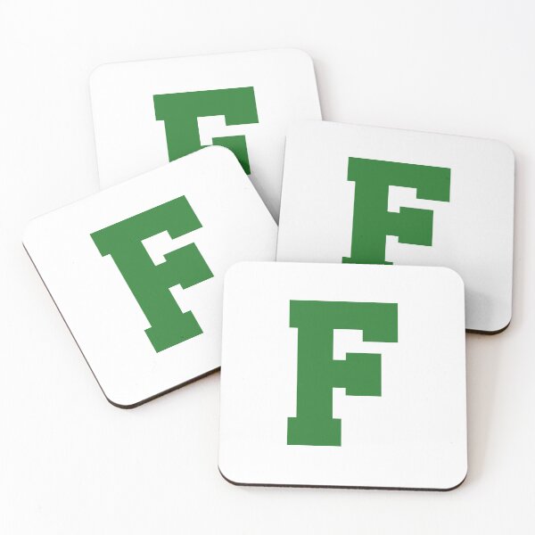 Item preview, Alphabet, Green F, Sports letter F designed and sold by TheCultStuff.