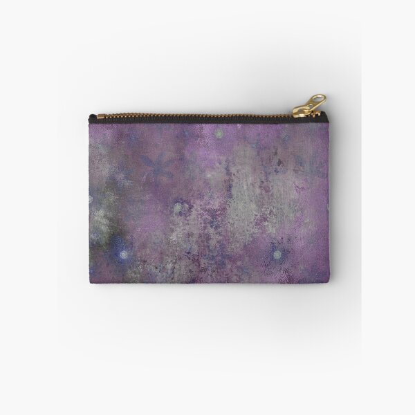 Item preview, Blue Flowers on Violet Background designed and sold by ColorsandShapes.