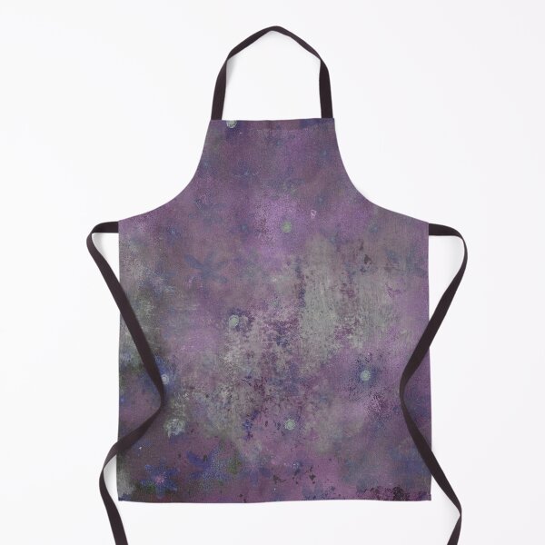 Item preview, Blue Flowers on Violet Background designed and sold by ColorsandShapes.
