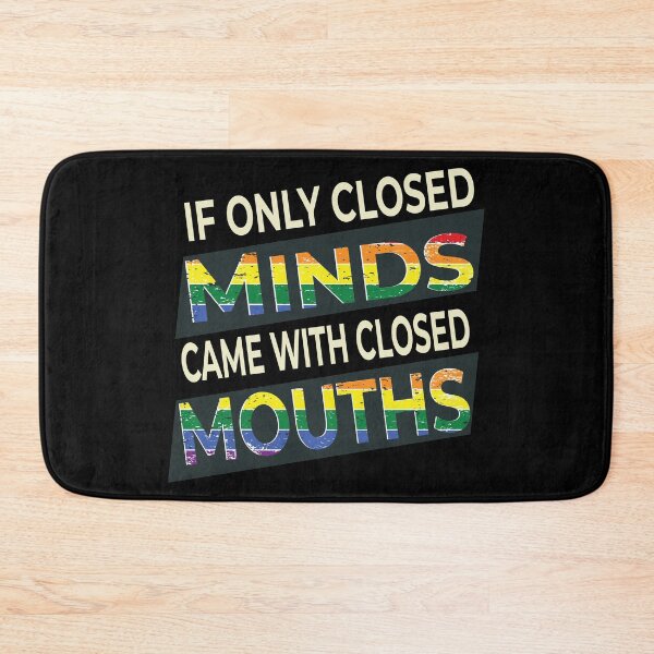 Item preview, If only closed minds came with closed mouths vintage  designed and sold by HStudioPrints.