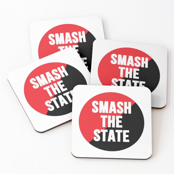Item preview, Smash The State Anarchist Slogan designed and sold by RevolutionInPaint.