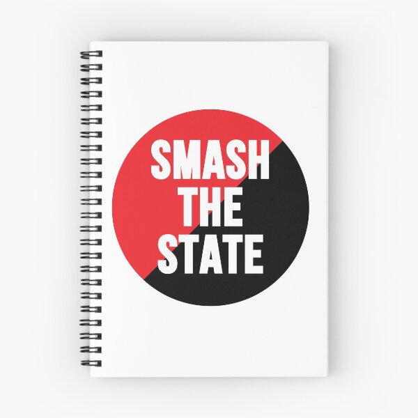 Item preview, Smash The State Anarchist Slogan designed and sold by RevolutionInPaint.