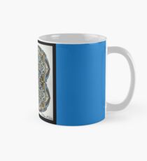 Blueline Fractal Mug