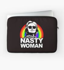 Hillary Clinton böser Frauen-Regenbogen Laptoptasche