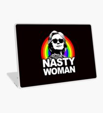 Hillary Clinton Nasty Woman Rainbow Laptop Skin