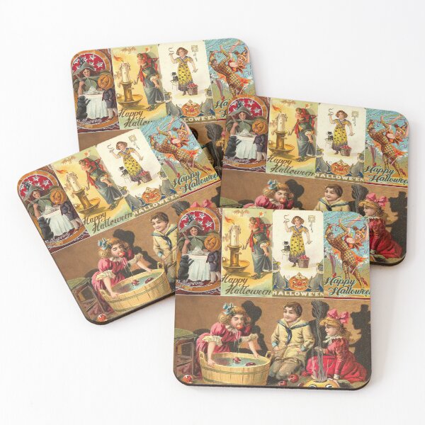 Item preview, Oldish Vintage Halloween. Happy All Hallows' Eve Montage #27 designed and sold by Krispsm.