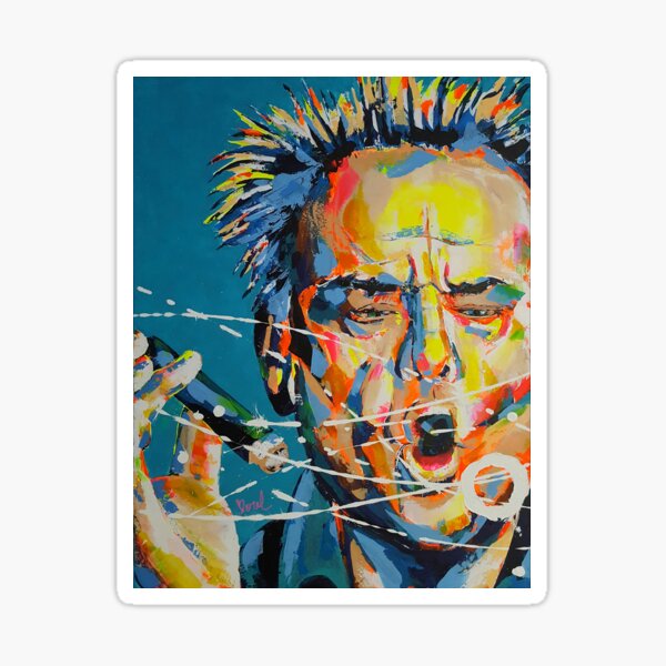 Jack Nicholson Artpainting Sticker