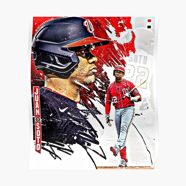  DERBUT Juan Soto Baseball Star Art Poster Canvas Art