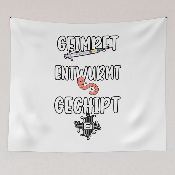 Item preview, Vaccinated Chipped Dewormed Corona Vaccination designed and sold by redshirtz.