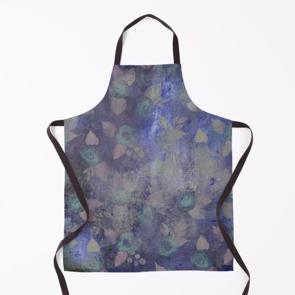 Item preview, Blue Flowers on Blue Background designed and sold by ColorsandShapes.