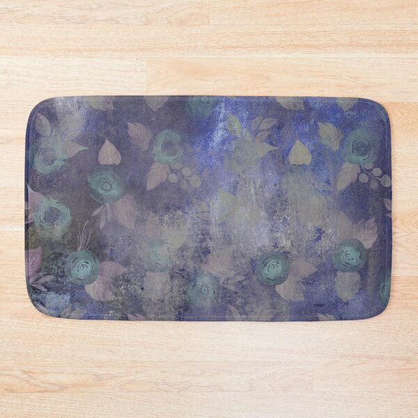 Item preview, Blue Flowers on Blue Background designed and sold by ColorsandShapes.