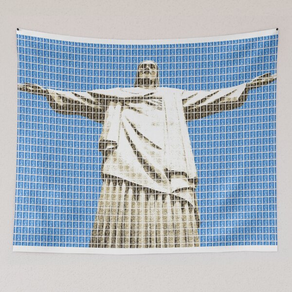 Item preview, Christ The Redeemer - Blue designed and sold by Gary Hogben.