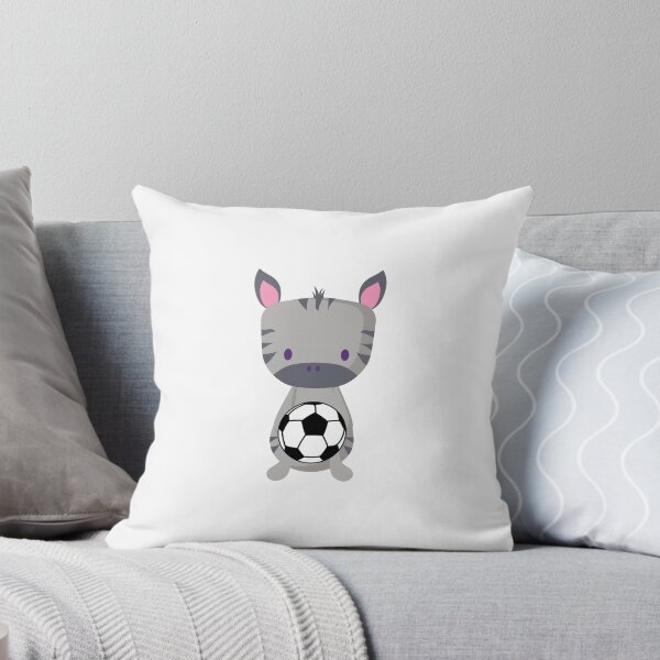 Item preview, Cute zebra holding soccer ball designed and sold by ijdesigns.