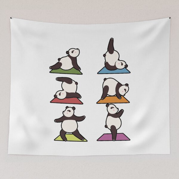 Item preview, Panda yoga yogi meditation spirituality designed and sold by redshirtz.