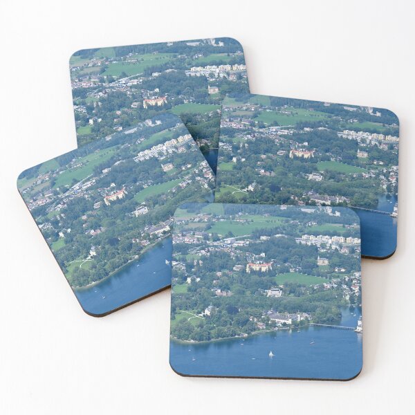 Item preview, Panoramic view of medieval water castle Schloss Ort Orth on lake Traunsee in Gmunden Upper Austria  designed and sold by goceris.