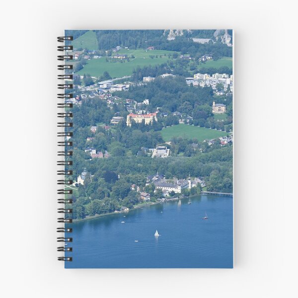 Item preview, Panoramic view of medieval water castle Schloss Ort Orth on lake Traunsee in Gmunden Upper Austria  designed and sold by goceris.
