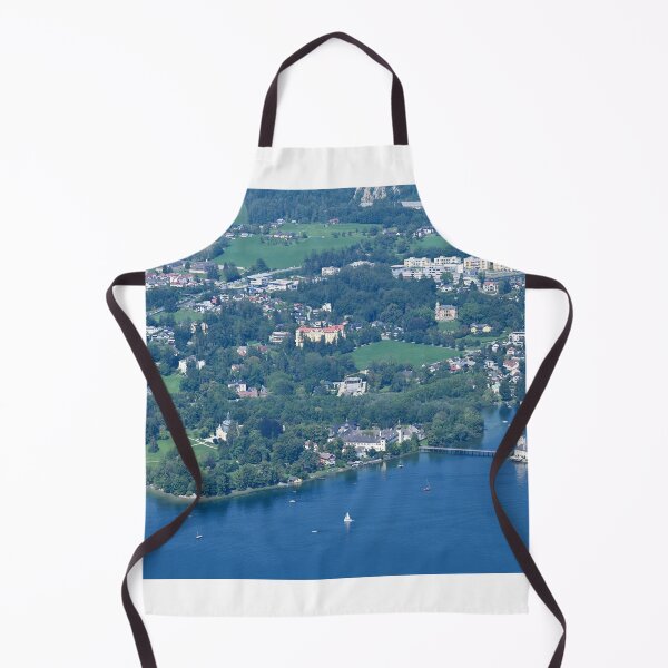 Item preview, Panoramic view of medieval water castle Schloss Ort Orth on lake Traunsee in Gmunden Upper Austria  designed and sold by goceris.