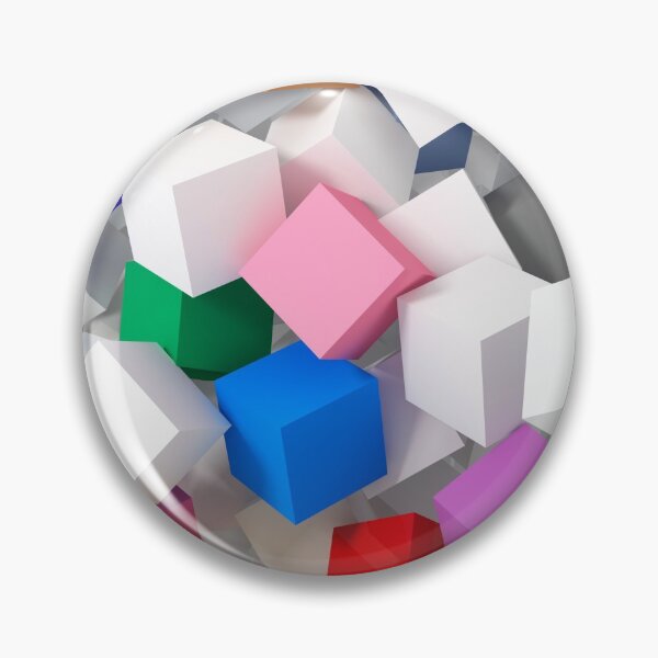 Item preview, 3D colored Candy cubes designed and sold by Abstractdiva.