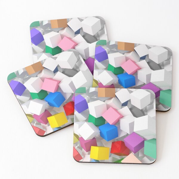 Item preview, 3D colored Candy cubes designed and sold by Abstractdiva.