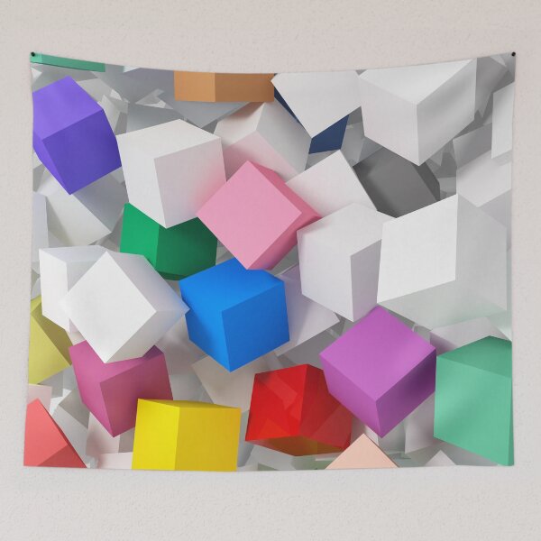 Item preview, 3D colored Candy cubes designed and sold by Abstractdiva.