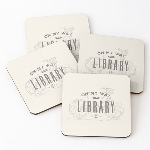 Item preview, On My Way to the Library designed and sold by Eurokollektiv.