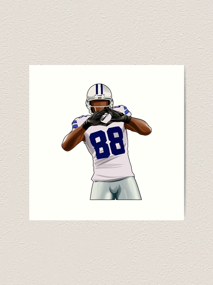 Dez Bryant #88 Celebrates Touchdown Art Print for Sale by CheessHead