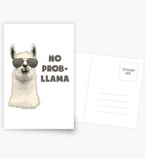 No Problem Llama Postcards