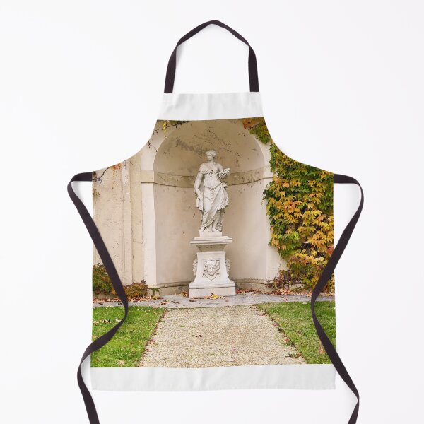 Item preview, statue and wall with creeper plant in Vienna autumn season designed and sold by goceris.
