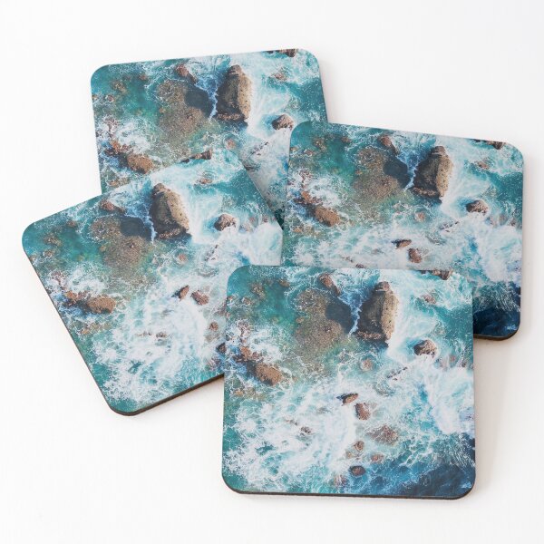 Item preview, Blue ocean with foamy waves designed and sold by SceneryGallery.