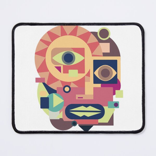 Face Cubism 1 Mouse Pad
