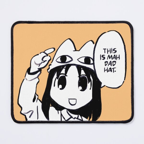 Item preview, I draw osaka in cafe uniform saying this is mah dad hat / azumanga daioh designed and sold by RansRoom.