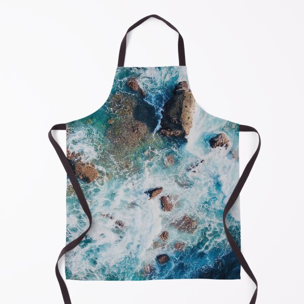 Item preview, Blue ocean with foamy waves designed and sold by SceneryGallery.